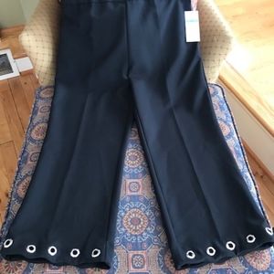 Black Gaucho"s with grommet trim